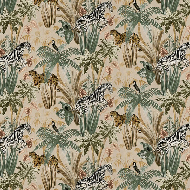 Animal Kingdom - Golden Oak - RM Coco - Fabric by the Yard