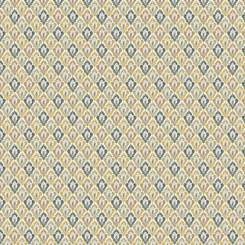 Tippington Garden - Burnished Metal - RM Coco - Fabric by the Yard