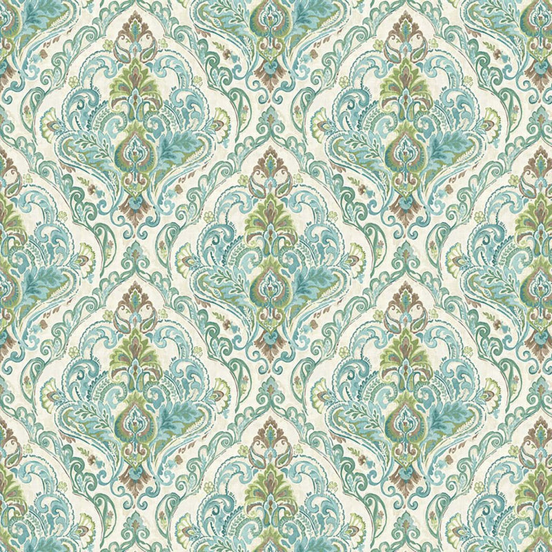 Tippington Manor - Sea Glass - RM Coco - Fabric by the Yard