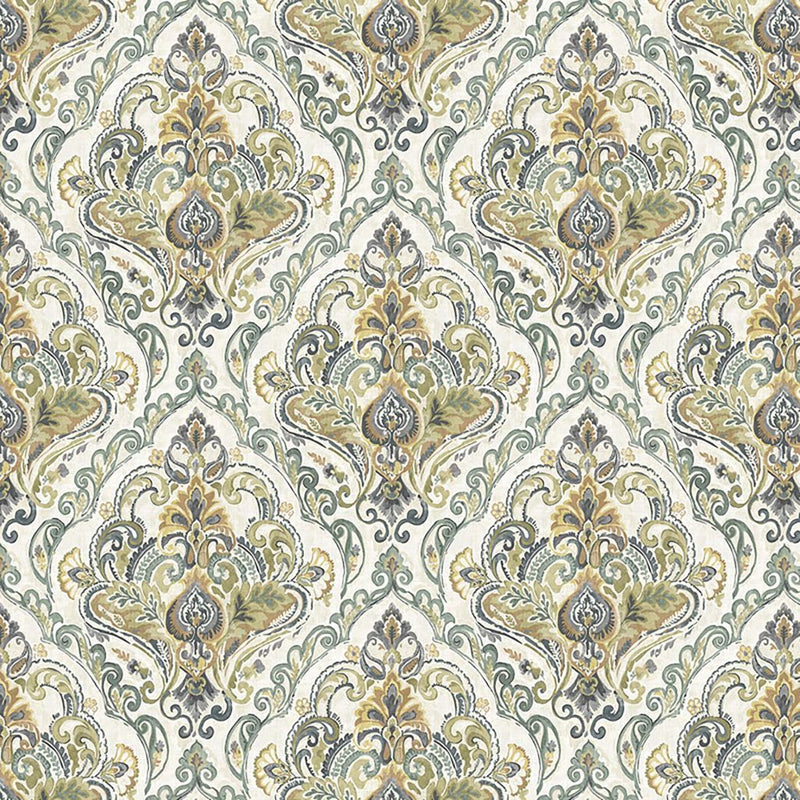 Tippington Manor - Burnished Metal - RM Coco - Fabric by the Yard