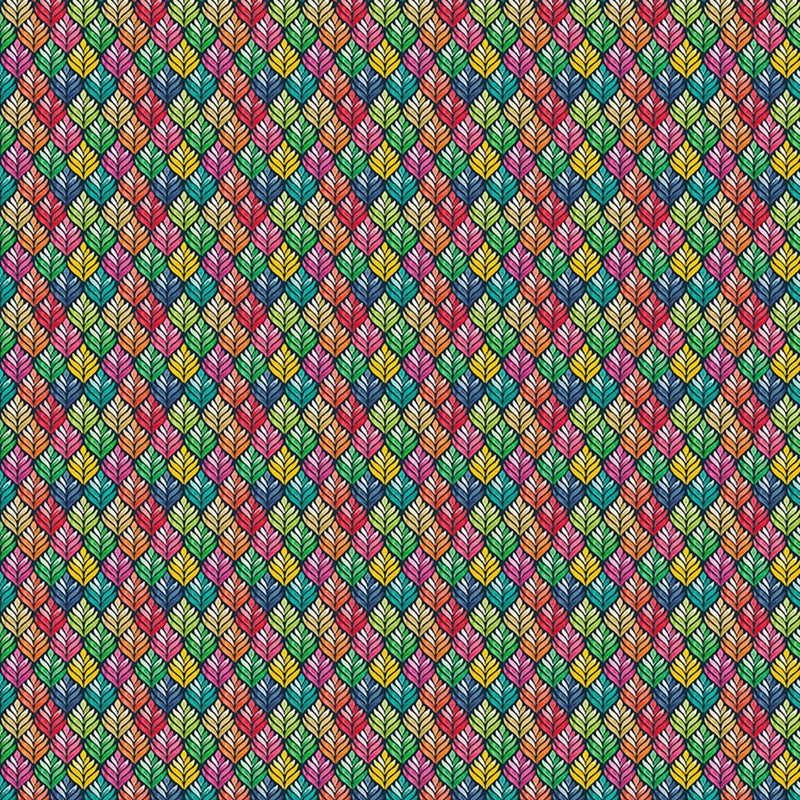 Caribe Frond - Fireworks - RM Coco - Fabric by the Yard