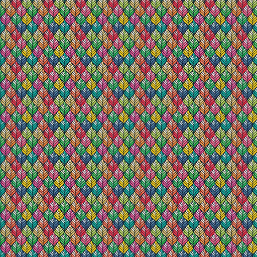 Caribe Frond - Fireworks - RM Coco - Fabric by the Yard