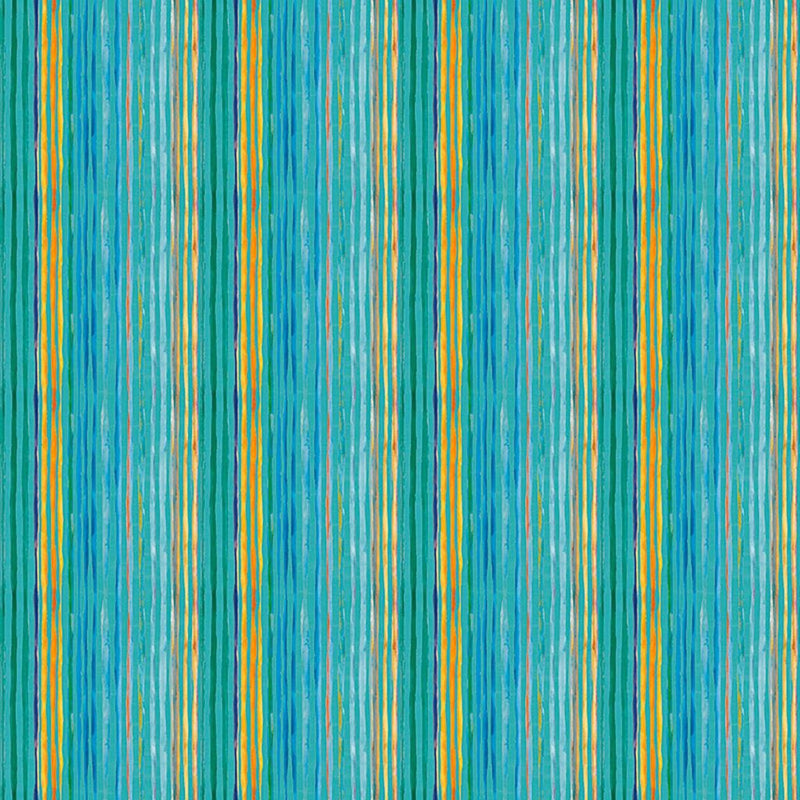 Caribe Stripe - Paradise - RM Coco - Fabric by the Yard