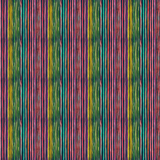 Caribe Stripe - Fireworks - RM Coco - Fabric by the Yard