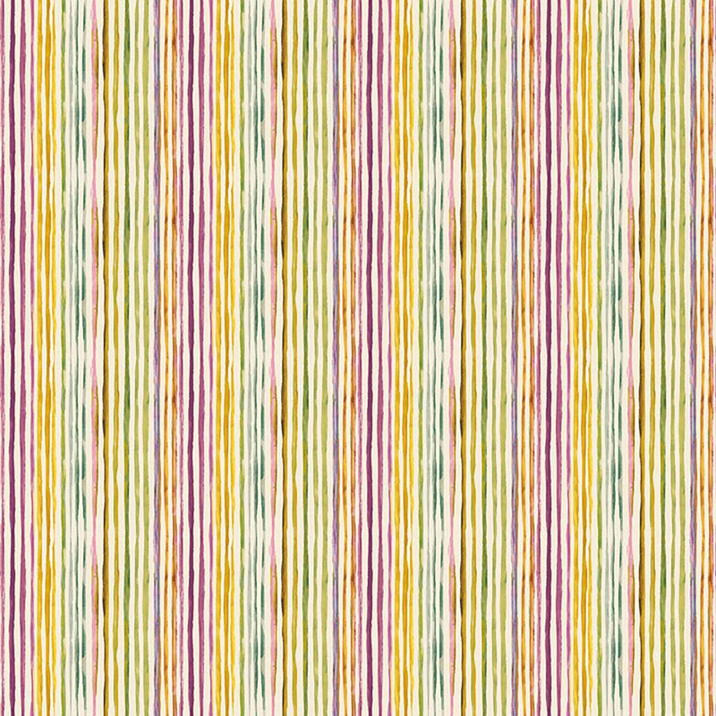 Caribe Stripe - Heather - RM Coco - Fabric by the Yard