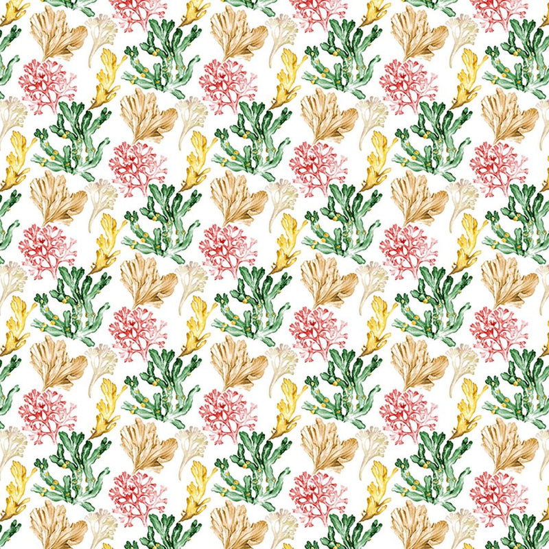 Coral Cay - Coral Reef - RM Coco - Fabric by the Yard