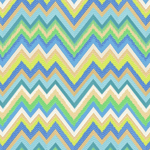 Garden Chevron - Grotto - RM Coco - Fabric by the Yard