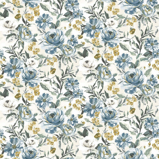 Kew Garden - Misty Blue - RM Coco - Fabric by the Yard