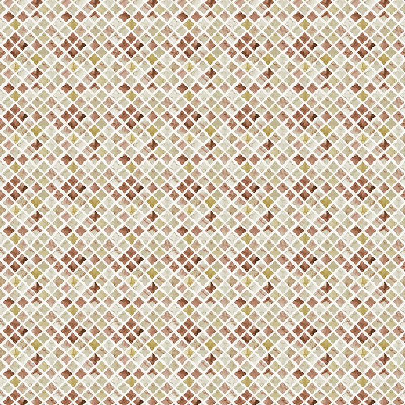 Kew Medallion - Sandalwood - RM Coco - Fabric by the Yard