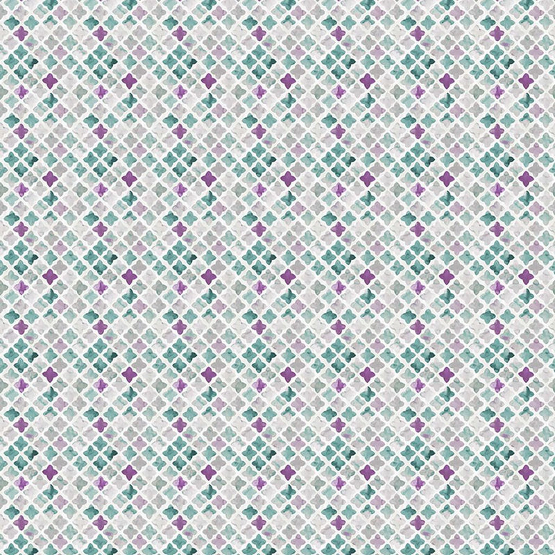 Kew Medallion - Wisteria - RM Coco - Fabric by the Yard