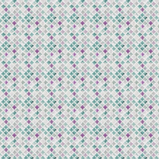 Kew Medallion - Wisteria - RM Coco - Fabric by the Yard
