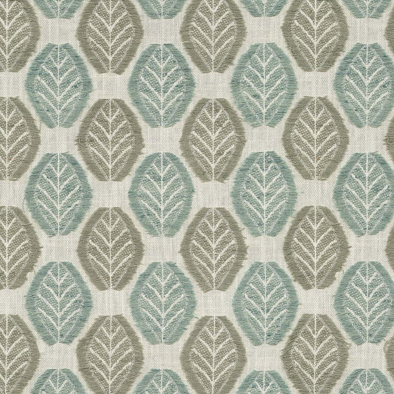 Lucky Leaf - Glacier - RM Coco - Fabric by the Yard
