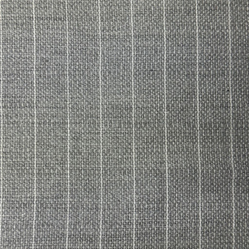 Sunbeam Stripe Performance Sheer - Pewter - RM Coco - Fabric by the Yard