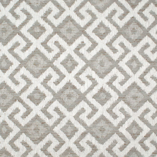 Anasazi Fret - Sterling - RM Coco - Fabric by the Yard