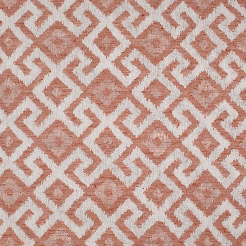 Anasazi Fret - Coral - RM Coco - Fabric by the Yard