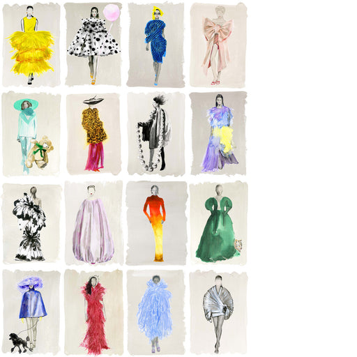 COLE & SON - COUTURE CAROUSEL- MULTI - Wallcovering by the Roll MULTI