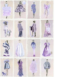 COLE & SON - COUTURE CAROUSEL- LAVENDER - Wallcovering by the Roll