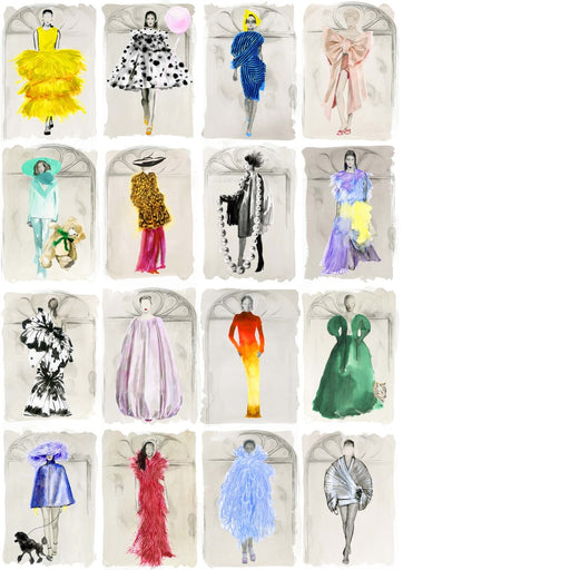 COLE & SON - COUTURE CAROUSEL W- MULTI - Wallcovering by the Roll MULTI