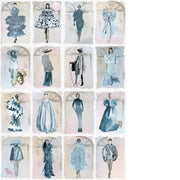 COLE & SON - COUTURE CAROUSEL W- BLUE P - Wallcovering by the Roll BLUE P