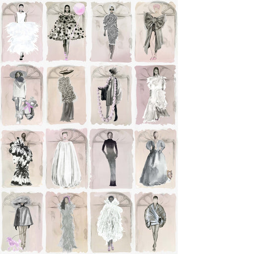 COLE & SON - COUTURE CAROUSEL W- BLUSH P - Wallcovering by the Roll BLUSH P