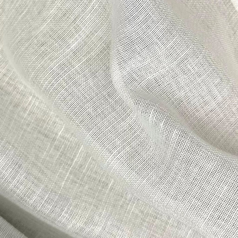 Belle Vista Wide-Width FR Sheer - Winter White - RM Coco - Fabric by the Yard