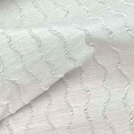 Dittman Stripe Wide-Width FR Sheer - Coconut - RM Coco - Fabric by the Yard