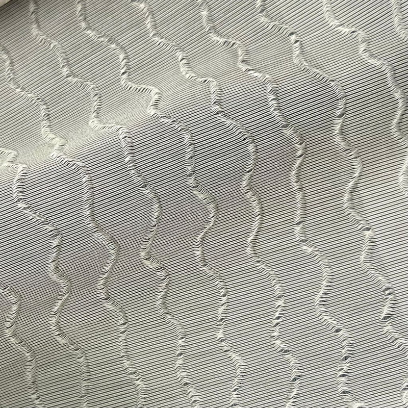 Dittman Stripe Wide-Width FR Sheer - Hazelnut - RM Coco - Fabric by the Yard