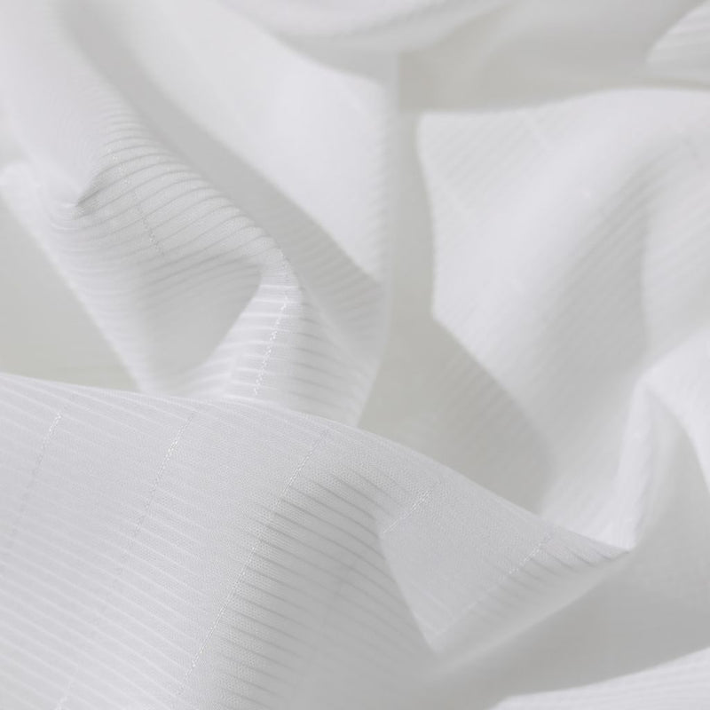 Druid Stripe Wide-Width FR Sheer - Coconut - RM Coco - Fabric by the Yard