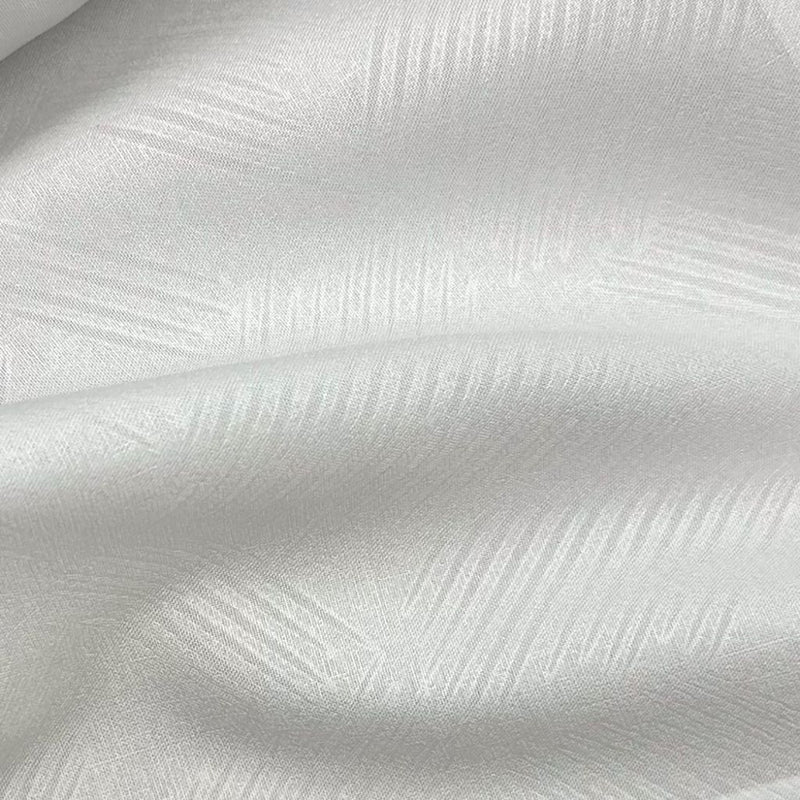 Maddox Wide-Width FR Sheer - Winter White - RM Coco - Fabric by the Yard