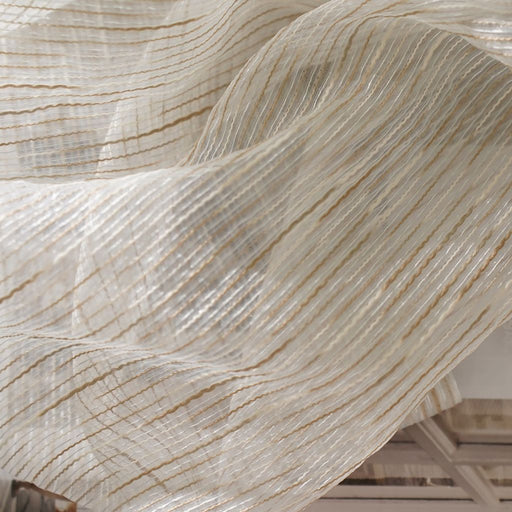 Neuhoff Wide-Width FR Sheer - Winter White - RM Coco - Fabric by the Yard