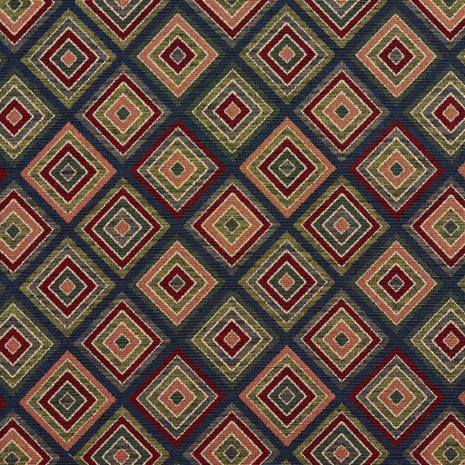 Charlotte - 1967 - Navy Diamond - Fabric by the Yard Navy Diamond