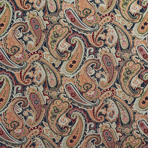 Charlotte - 1971 - Navy Paisley - Fabric by the Yard Navy Paisley