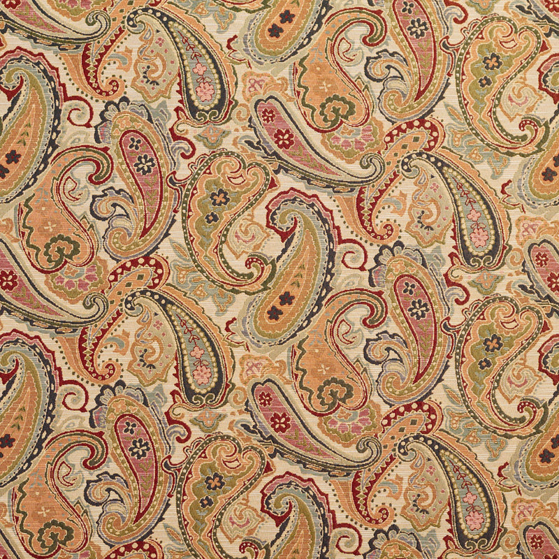 Charlotte - 1972 - Ecru Paisley - Fabric by the Yard Ecru Paisley