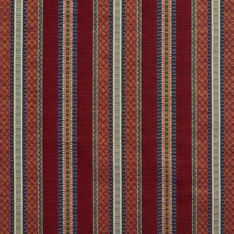 Charlotte - 1985 - Merlot Stripe - Fabric by the Yard Merlot Stripe