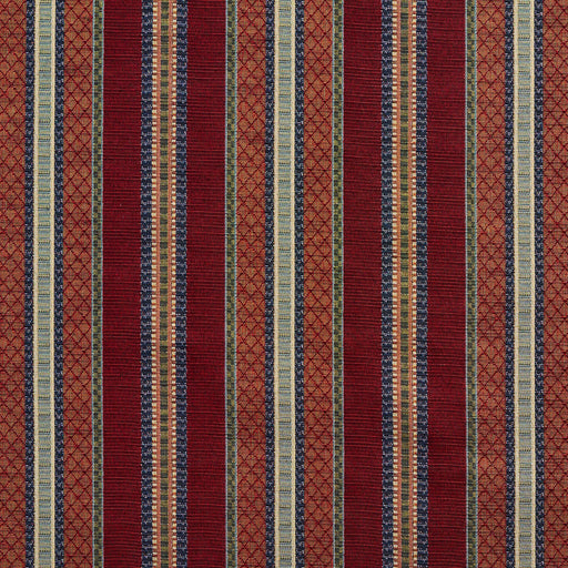 Charlotte - 1985 - Merlot Stripe - Fabric by the Yard Merlot Stripe
