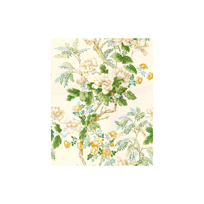 LEE JOFA - CHINESE PEONY- GOLD - Fabric by the Yard GOLD