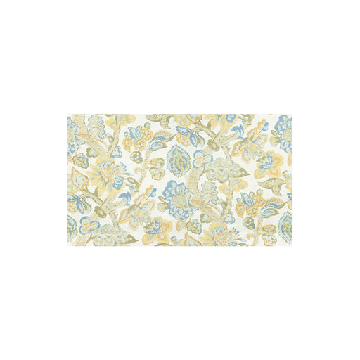 LEE JOFA - LA CINTA- LEMON/BLUE - Fabric by the Yard LEMON/BLUE