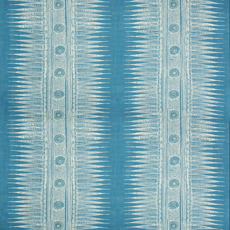 LEE JOFA - INDIAN ZAG- MARINE - Fabric by the Yard MARINE