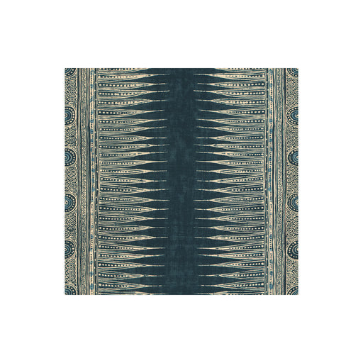 LEE JOFA - INDIAN ZAG- INDIGO - Fabric by the Yard INDIGO
