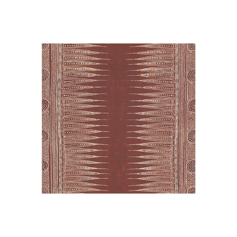LEE JOFA - INDIAN ZAG- PAPRIKA - Fabric by the Yard PAPRIKA