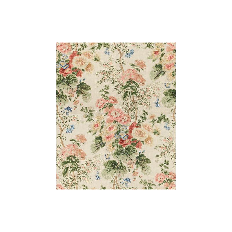 LEE JOFA - HOLLYHOCK HDB- MULTI - Fabric by the Yard MULTI
