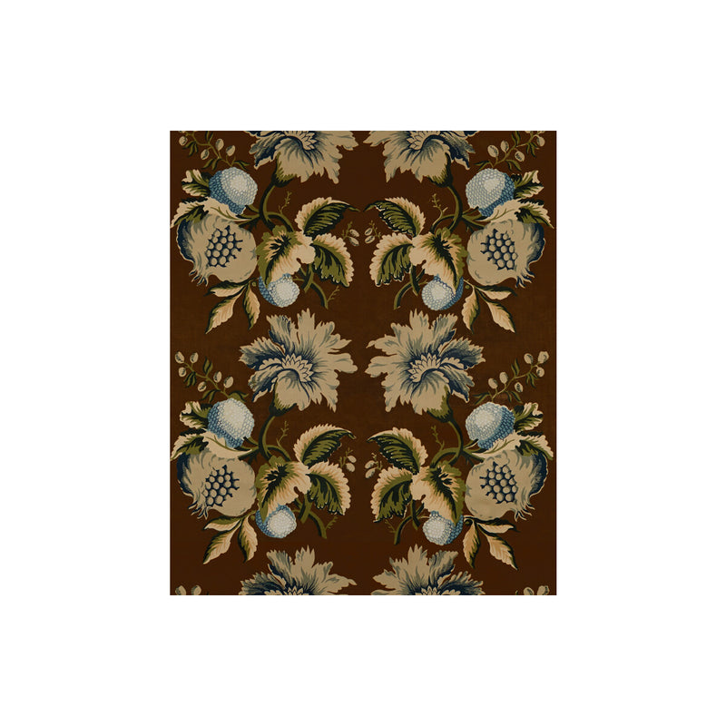 LEE JOFA - JESSUP- SEPIA/INDIGO - Fabric by the Yard SEPIA/INDIGO