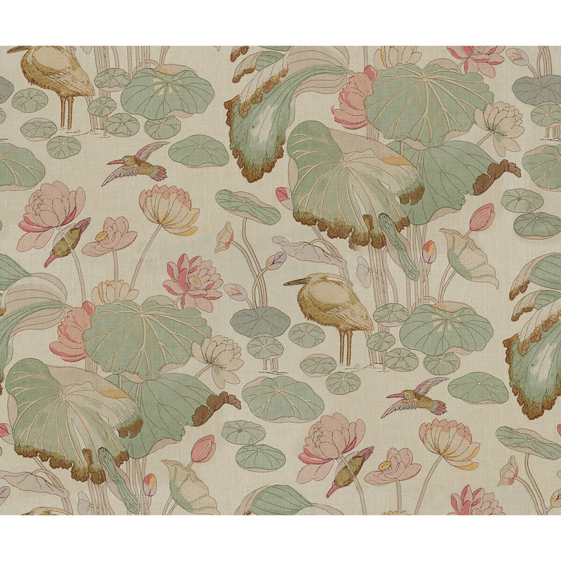 LEE JOFA - NYMPHEUS TWILL- SHELL/JADE - Fabric by the Yard SHELL/JADE