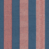 LEE JOFA - BERBER- DENIM/RUBY - Fabric by the Yard
