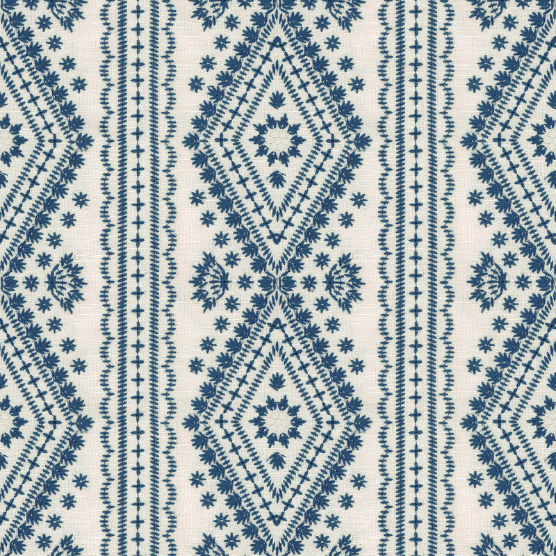 LEE JOFA - LUCKNOW- BLUE - Fabric by the Yard BLUE