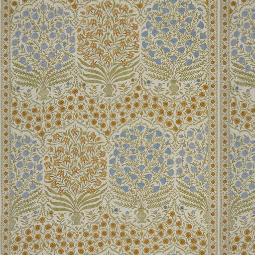 LEE JOFA - SAMEERA- SAPPHIRE/GOLD - Fabric by the Yard SAPPHIRE/GOLD