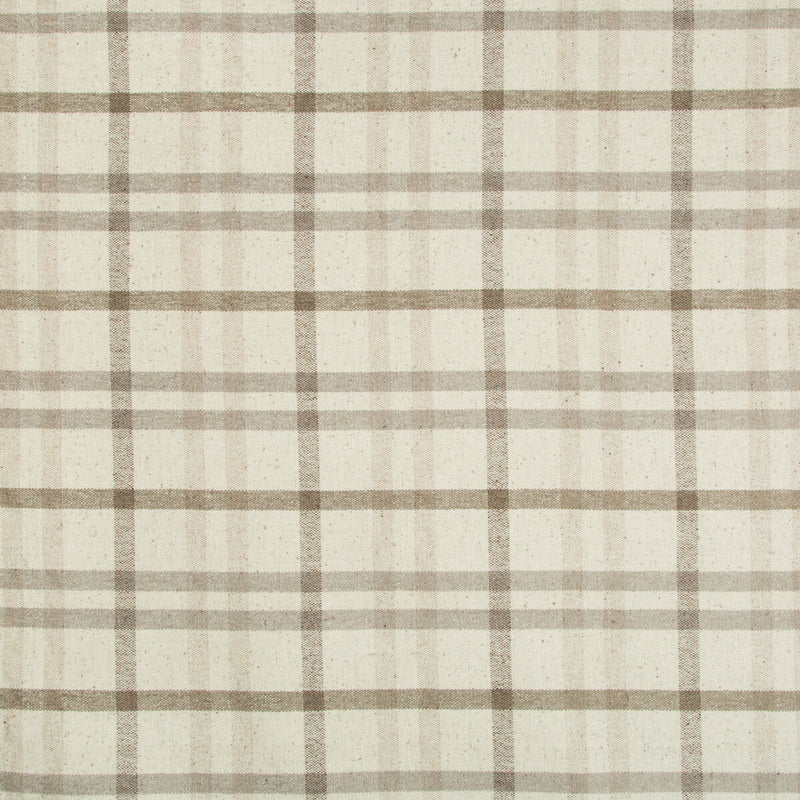 LEE JOFA - FANNIN PLAID- STONE/MINK - Fabric by the Yard STONE/MINK