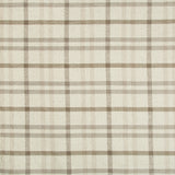 LEE JOFA - FANNIN PLAID- STONE/MINK - Fabric by the Yard