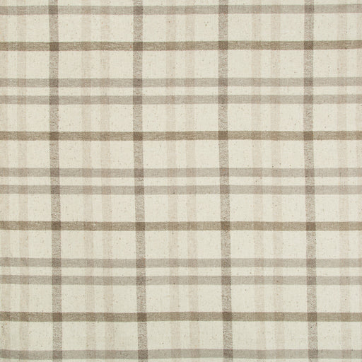 LEE JOFA - FANNIN PLAID- STONE/MINK - Fabric by the Yard STONE/MINK