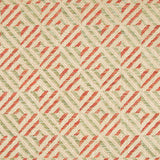 LEE JOFA - VERBIER DIAMOND- JADE/RED - Fabric by the Yard